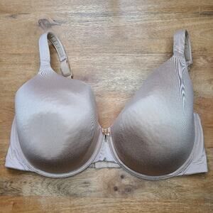 Cacique Lightly Lined Full Coverage Bra 42F Tan